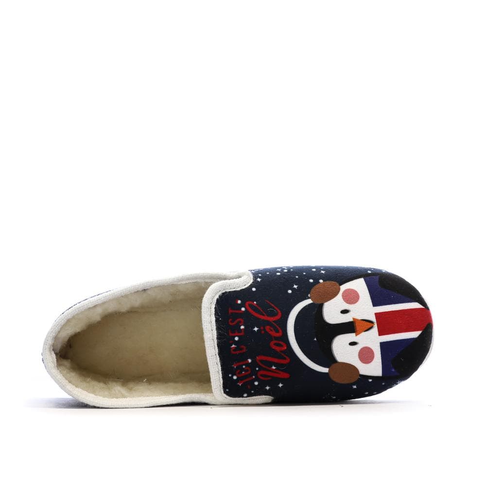 Pantoufles Marine Homme PSG Cinoel 4