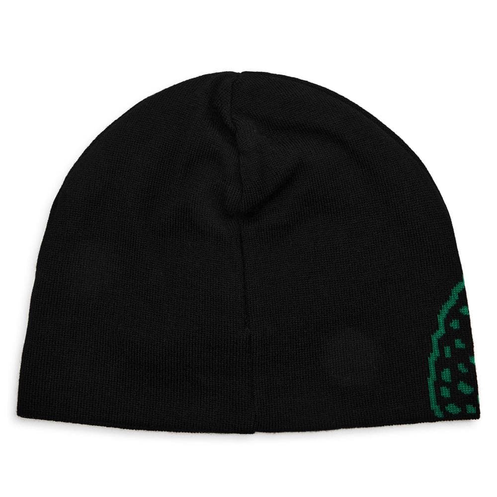 Bonnet Noir/Vert Homme Lacoste Broderie 2