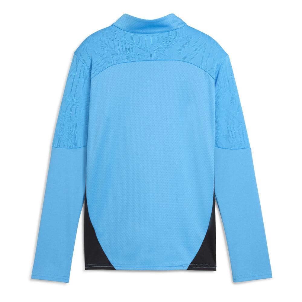 OM Sweat 1/4 Zip Training Bleu Junior Puma 2024/2025 2