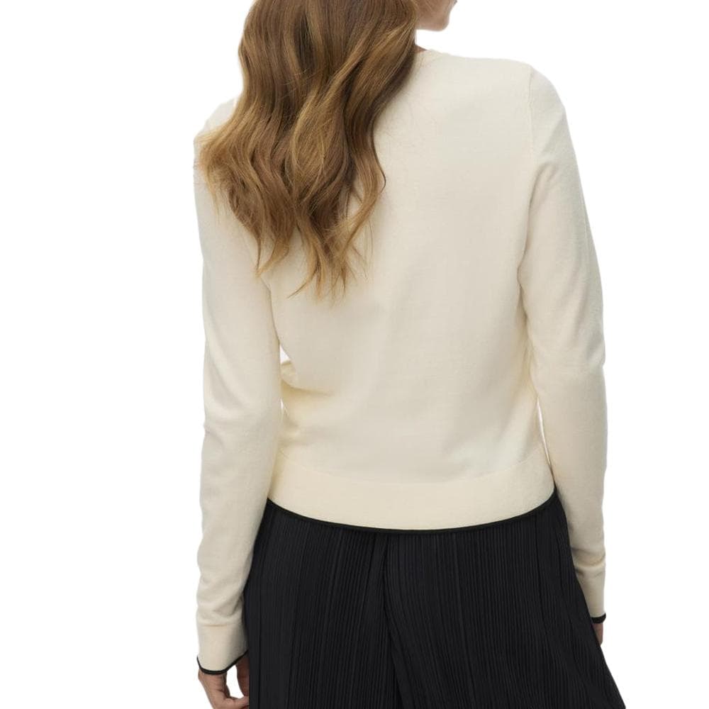 Pull Écru Femme Vero Moda Cardigan Boo 2