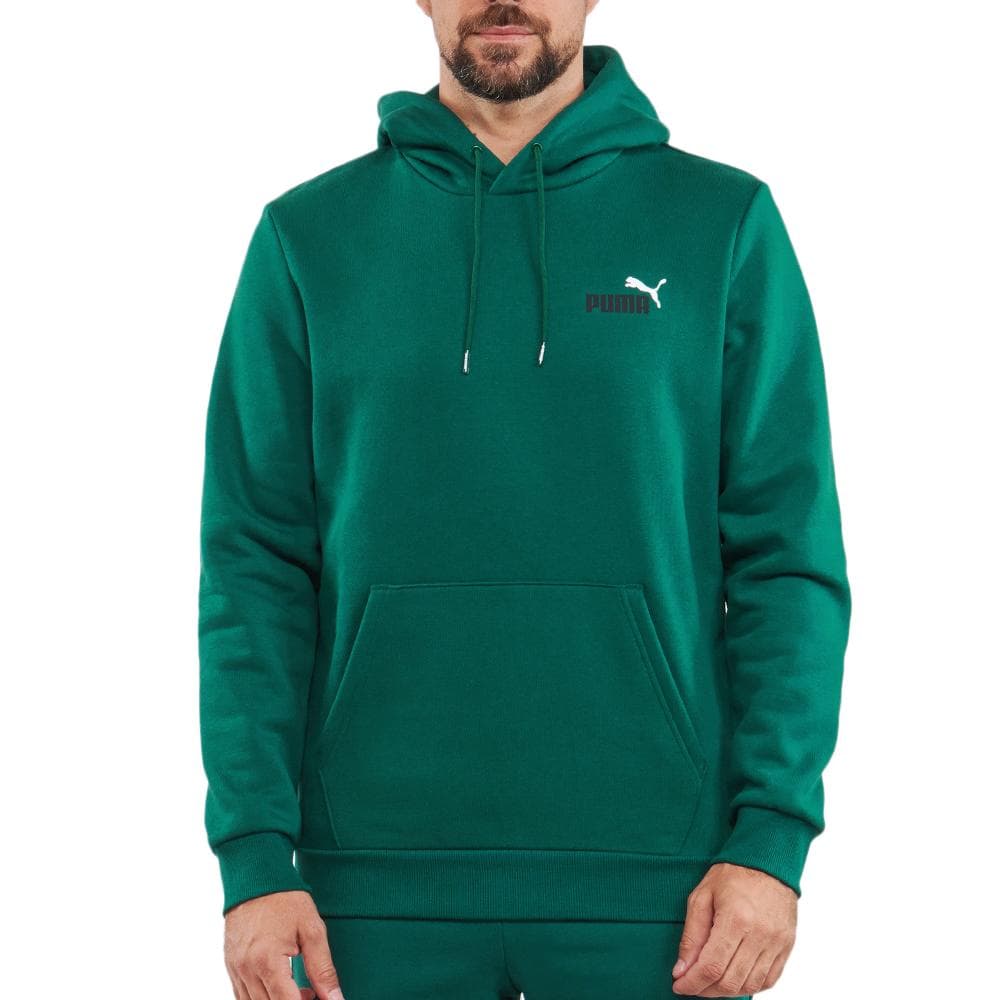 Sweat à Capuche Vert Homme Puma 674471 1