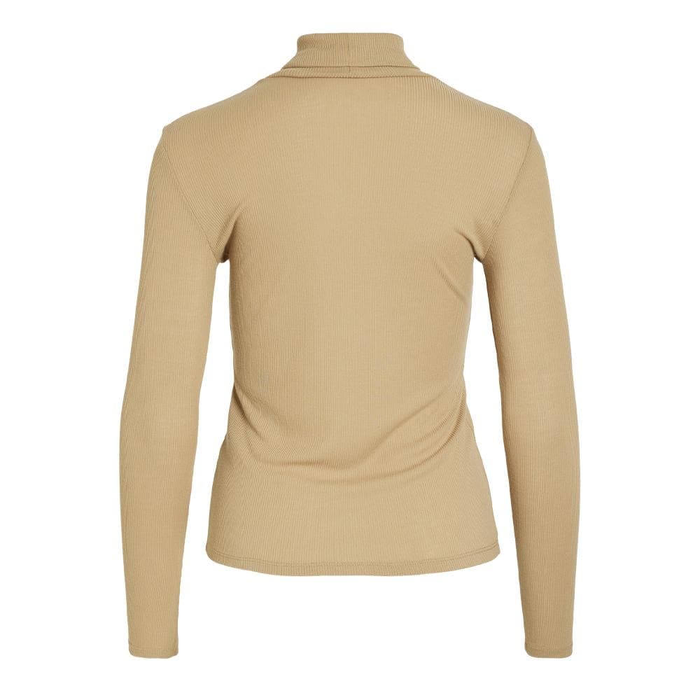 T-shirt Manches Longues Beige Femme Vila Elsea 2