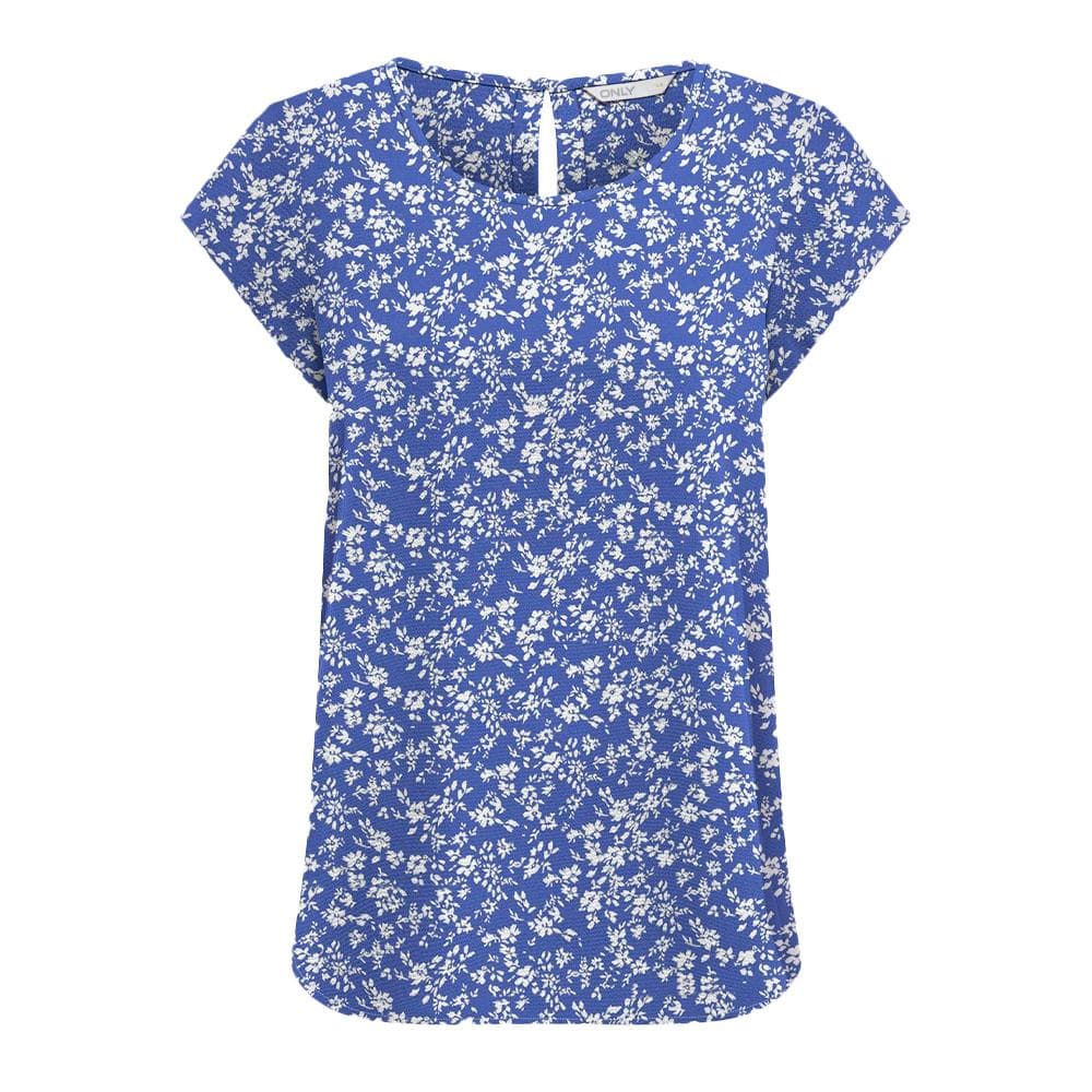 Top Bleu/Blanc à motifs Femme Only Nova 1