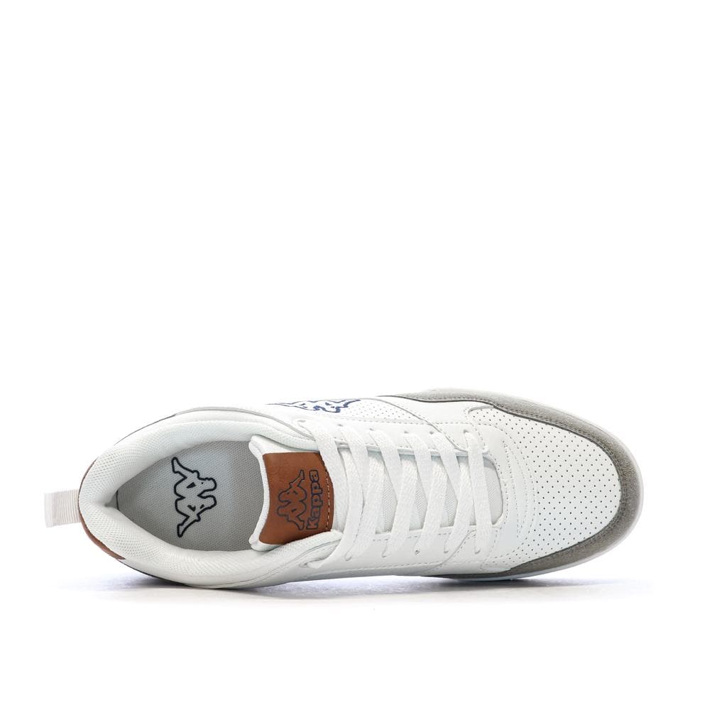 Baskets Blanches/Taupes Homme Kappa Logo Manis 3