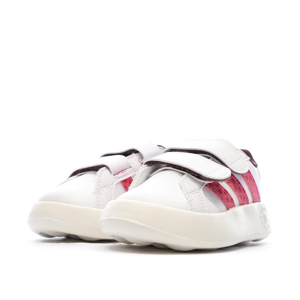 Baskets Blanches/Rouges Fille Adidas Grand Court Minnies 6