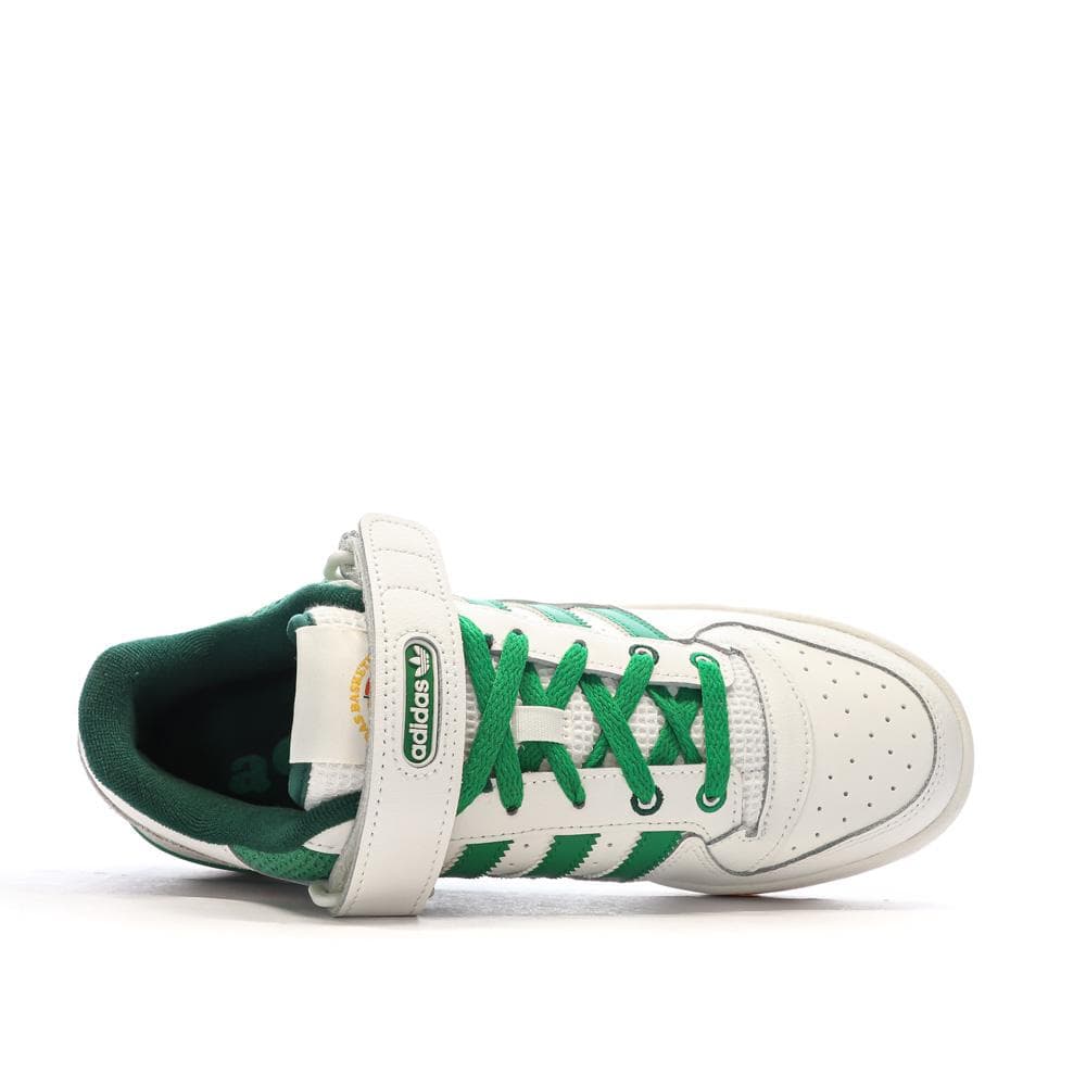 Baskets Blanches/Vertes Homme Adidas Forum 4