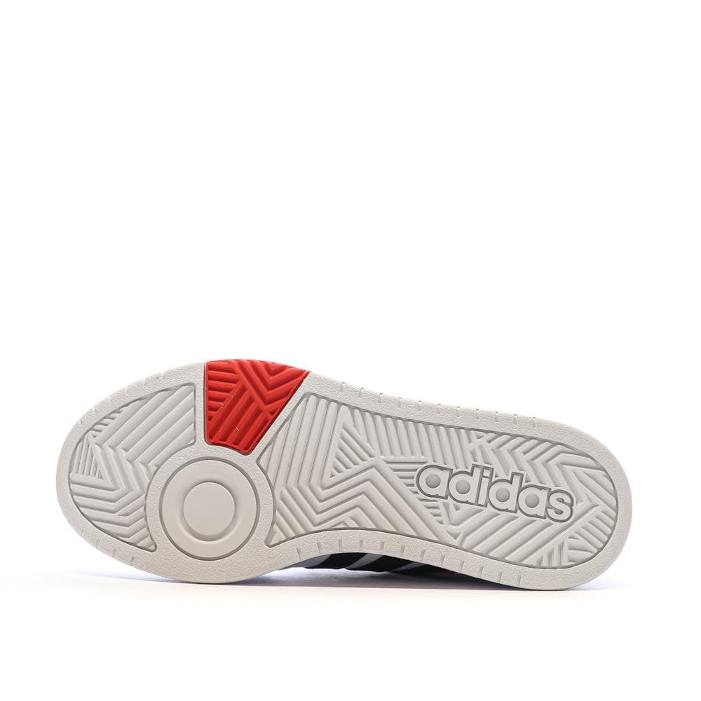 Baskets Blanc/Marine Homme Adidas Hoops 3.0 5