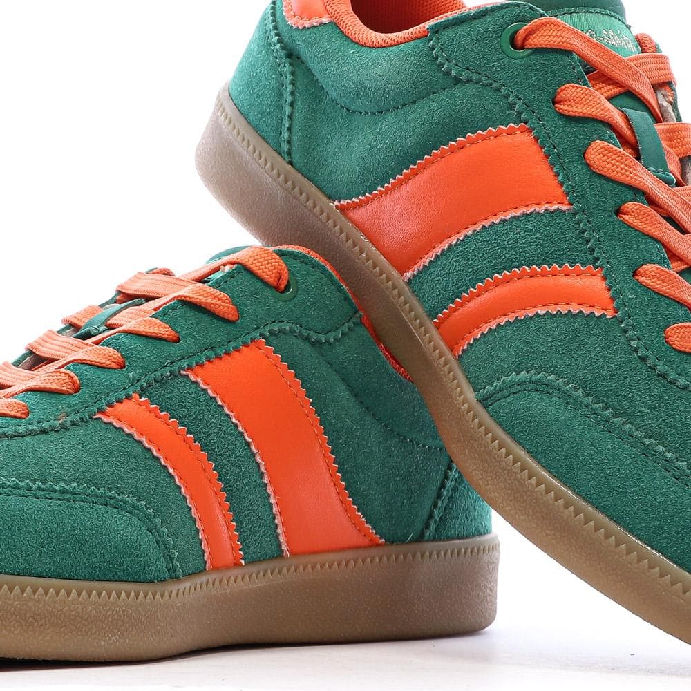 Baskets Vert Foncé/Orange Femme Teddy Smith 120235 7