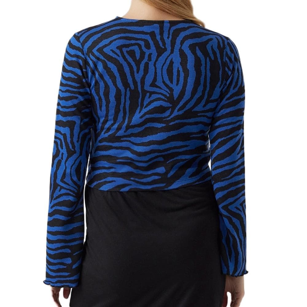 T-Shirt de Grossesse Noir/Bleu Femme Mamalicious Zille 2