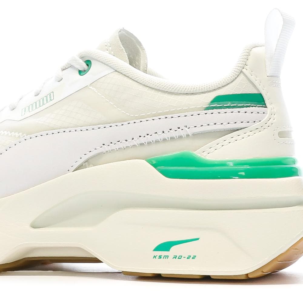 Baskets Écru/Vert Femme PUMA Kosmo Rider 7