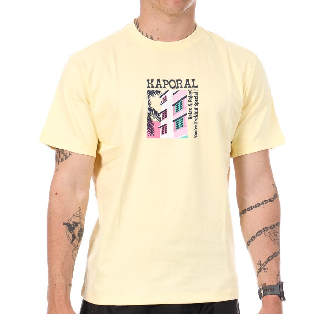 T-Shirt Jaune Homme Kaporal TYSONE 1
