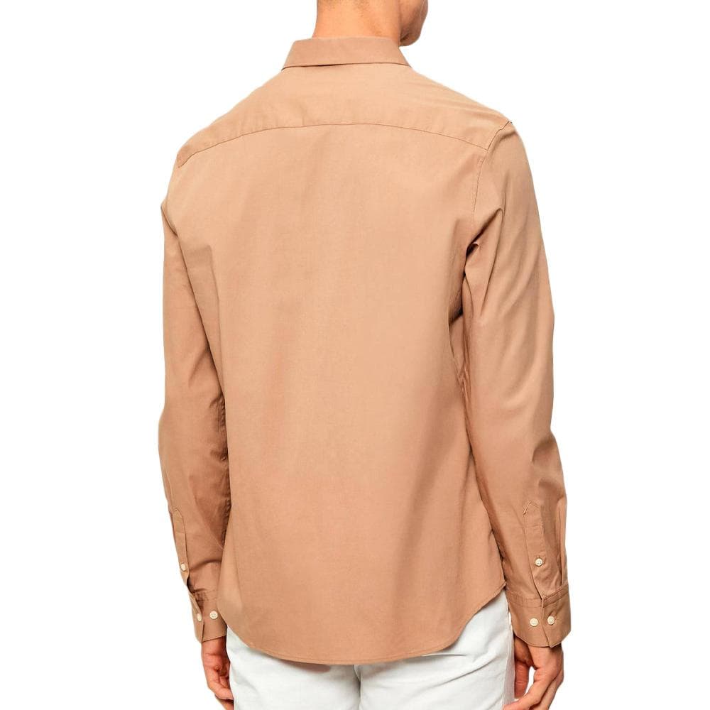 Chemise Camel Homme Calvin Klein Jeans Solid 2