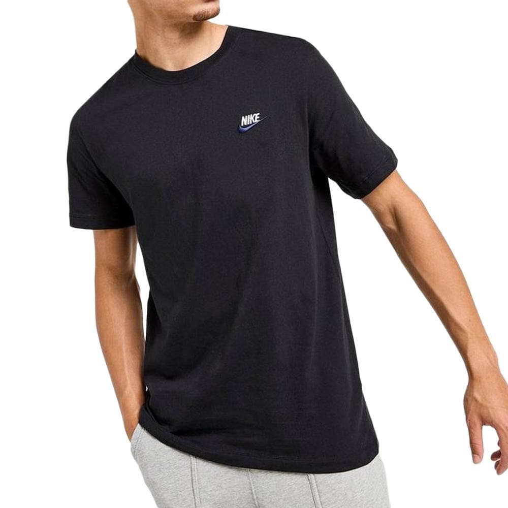 T-shirt Noir/Marine Homme Nike Sportswear Club 1