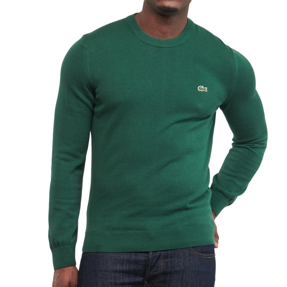 Pull Vert Homme Lacoste Organic Cotton Crew 1