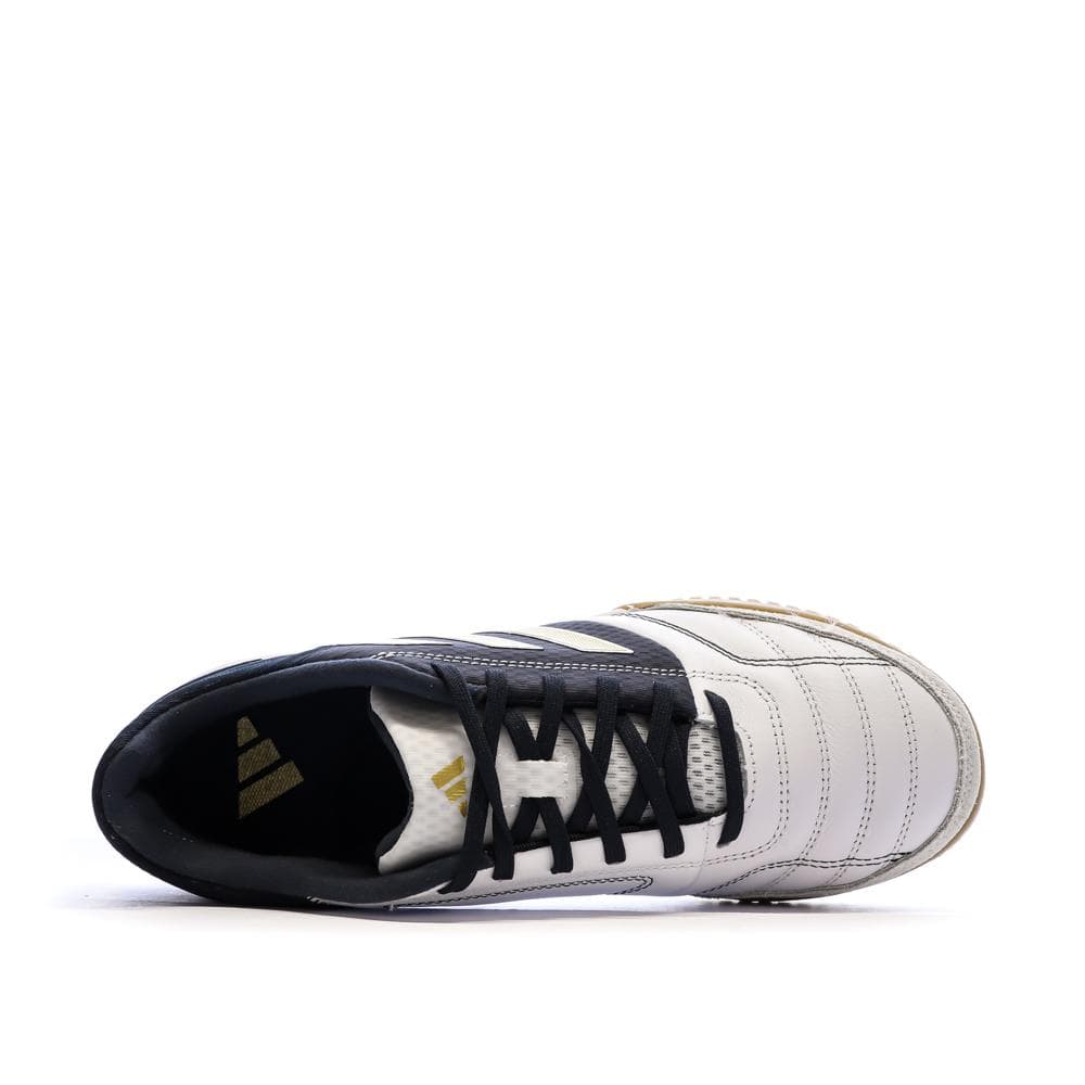 Chaussures de football Blanches/Noires Homme Adidas Top Sala 4