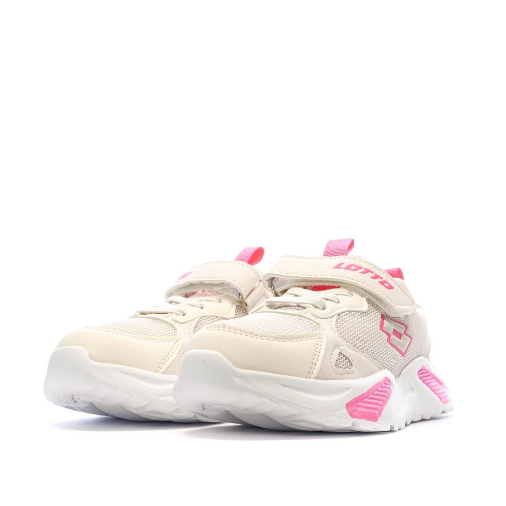 Baskets Rose/Blanches Garçon Lotto Bologna 6