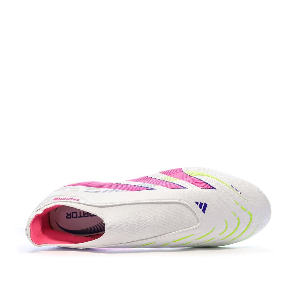Chaussures de Foot Blanc/Rose Homme Adidas Predator League Ll FG/MG 4