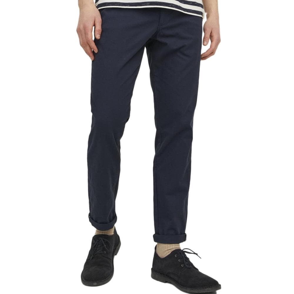 Pantalon Chino Marine Foncé Homme Jack & Jones Marco 1