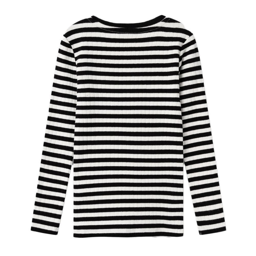 T-Shirt Manches Longues Noir/Blanc Fille Name it Fsuraja 2