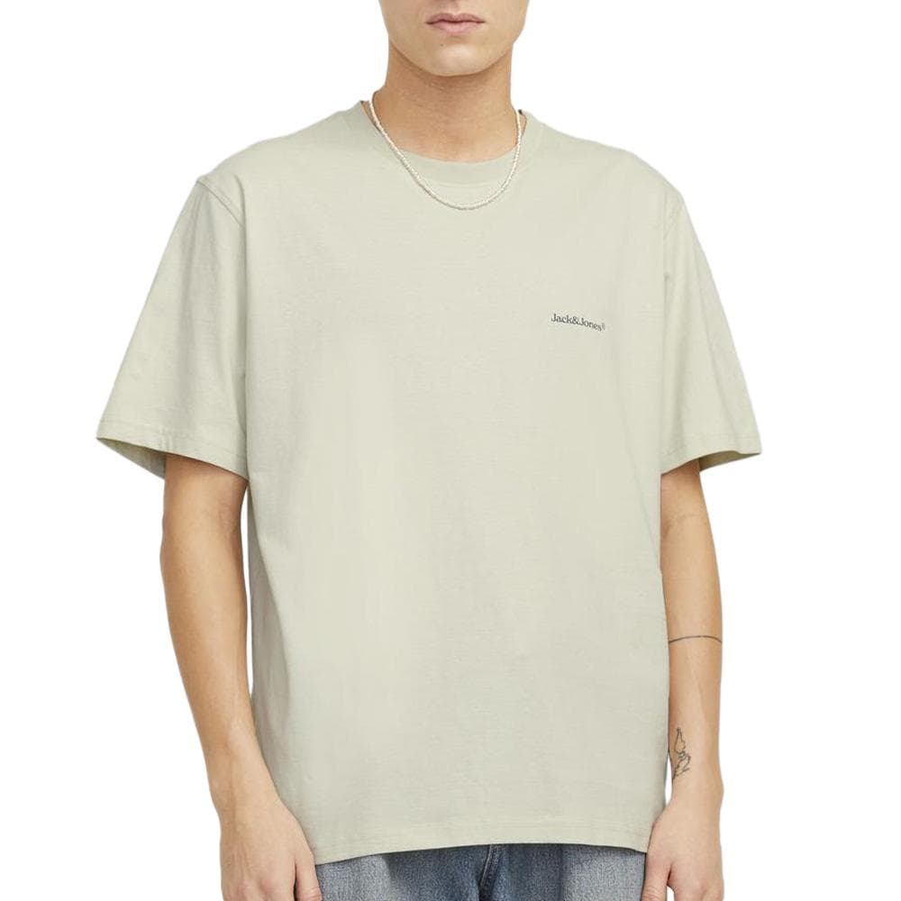 T-Shirt Beige Homme Jack & Jones Back 1