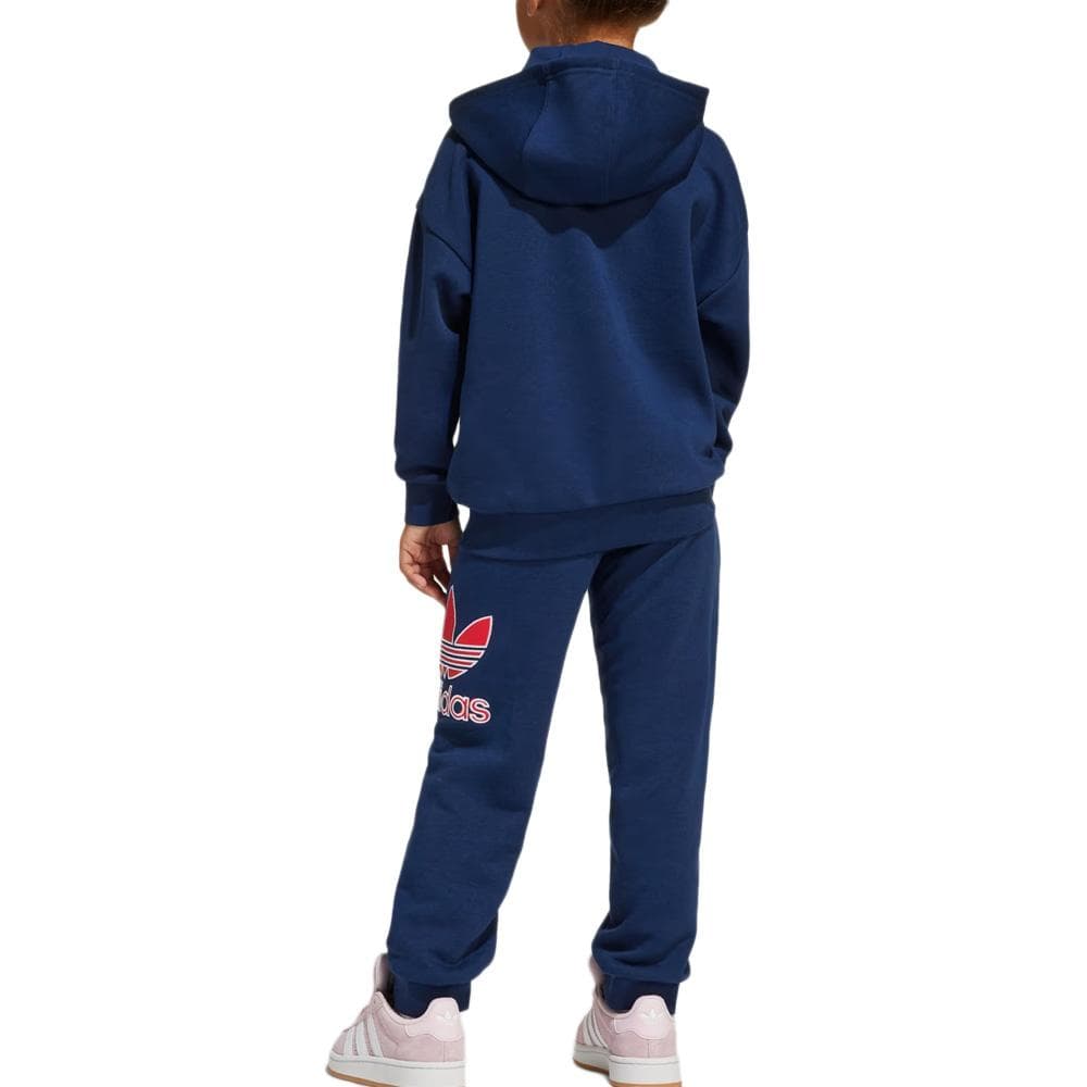 Ensemble Bleu/Rose Enfant Adidas Hoodie 2