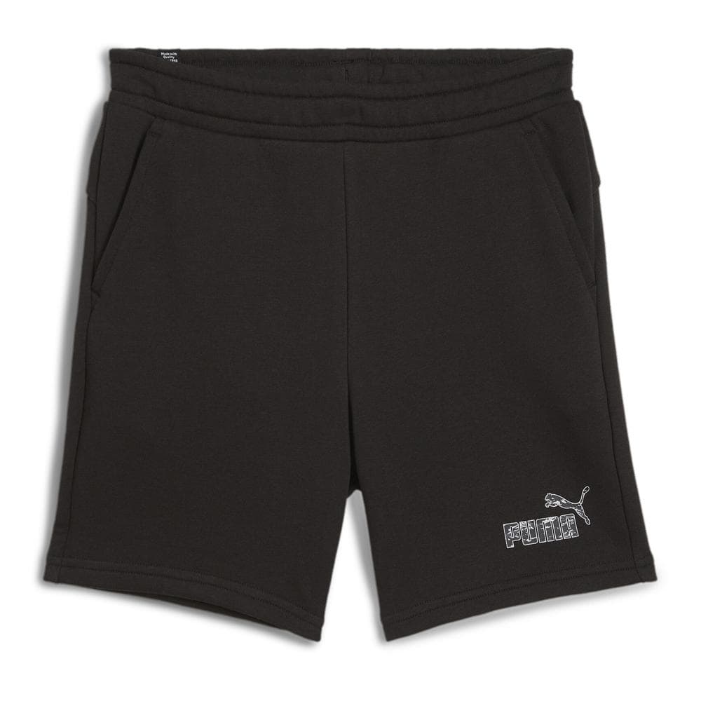 Short Noir Garçon Puma Camo 1