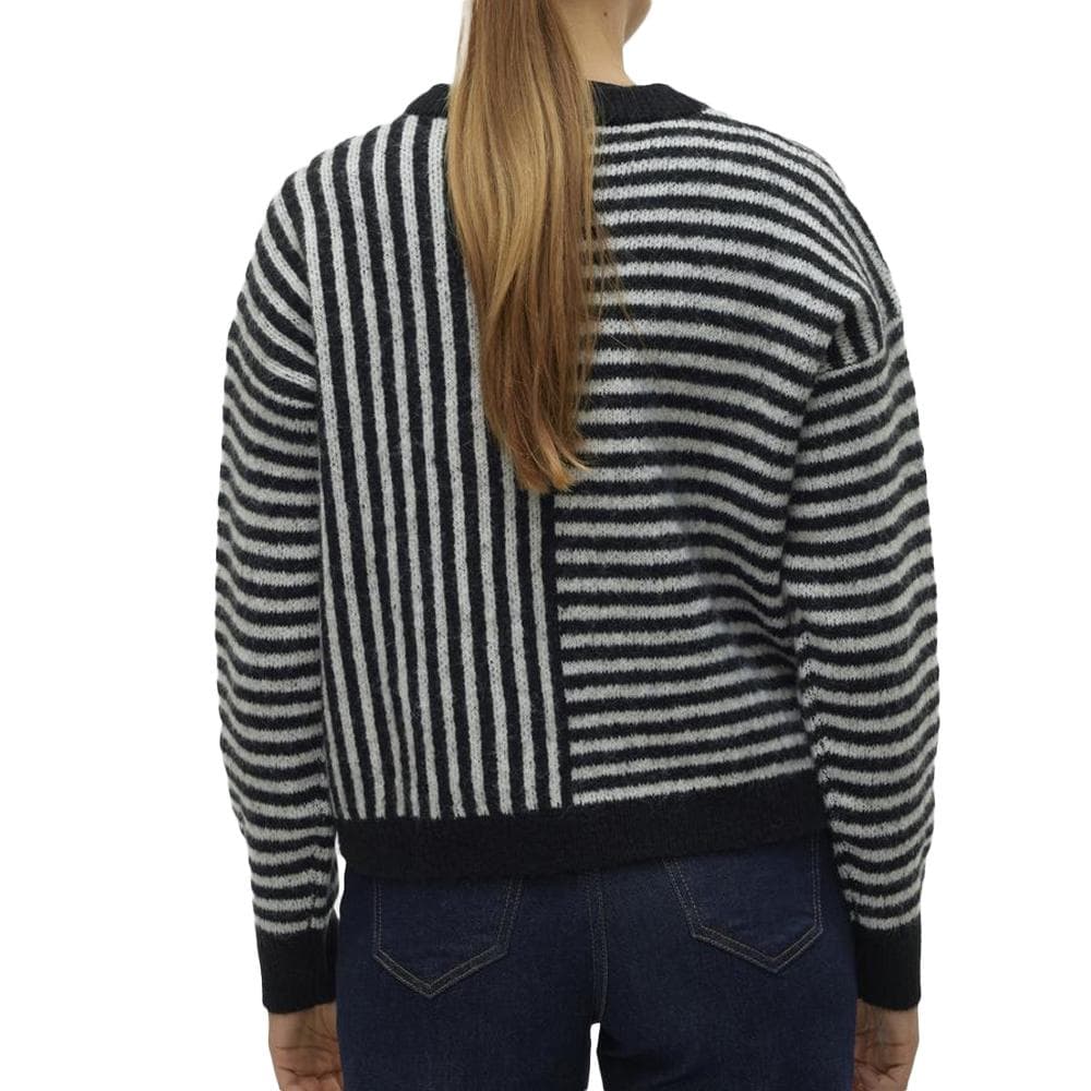 Pull Beige/Noir Femme Vero Moda Ranus 2