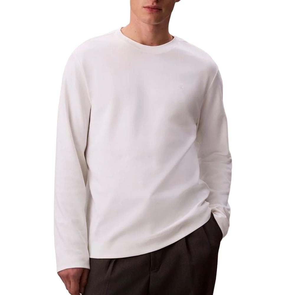 T-Shirt Manches Longues Blanc Homme Calvin Klein Jeans LV04LD202G 1