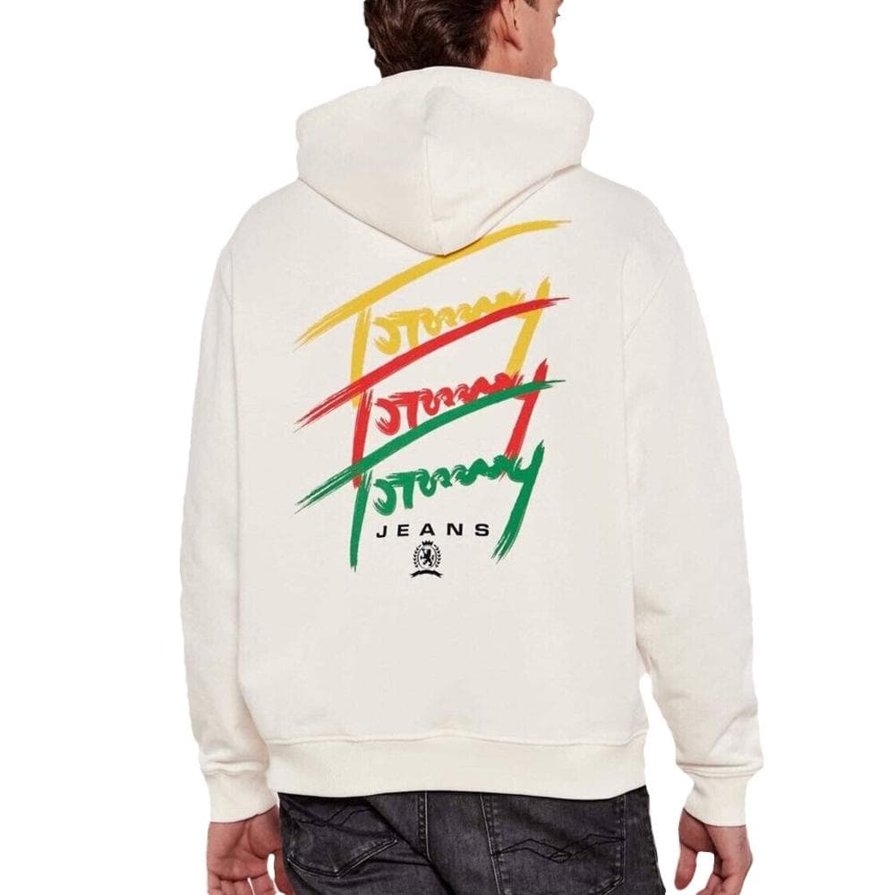 Sweat Blanc Homme Tommy Hilfiger DM0DM21372 2