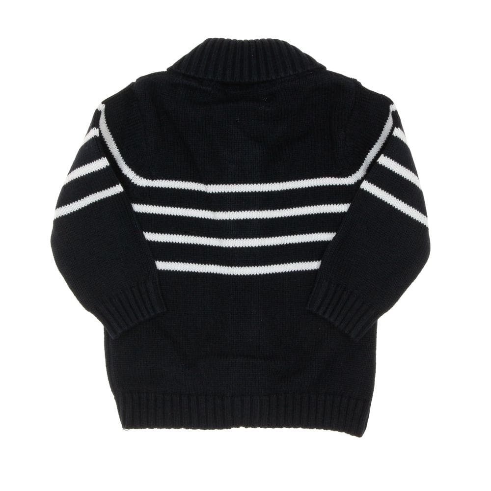 Gilet Marinière Marine/Blanc Garçon EOM Gila 2