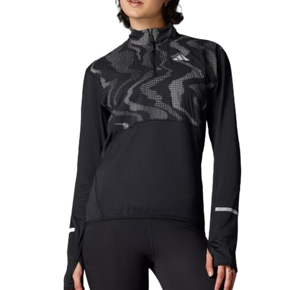 Haut d'entraînement Marine Femme Adidas Hivis 1