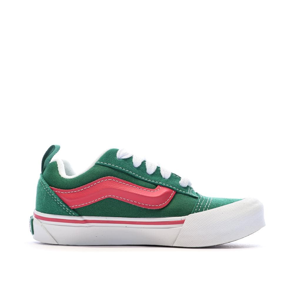 Baskets Verte/Rose Fille Vans Knu Skool 2