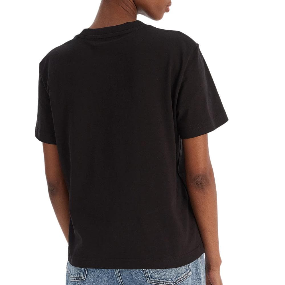 T-Shirt Noir Femme Calvin Klein Jeans LV047C912G 2