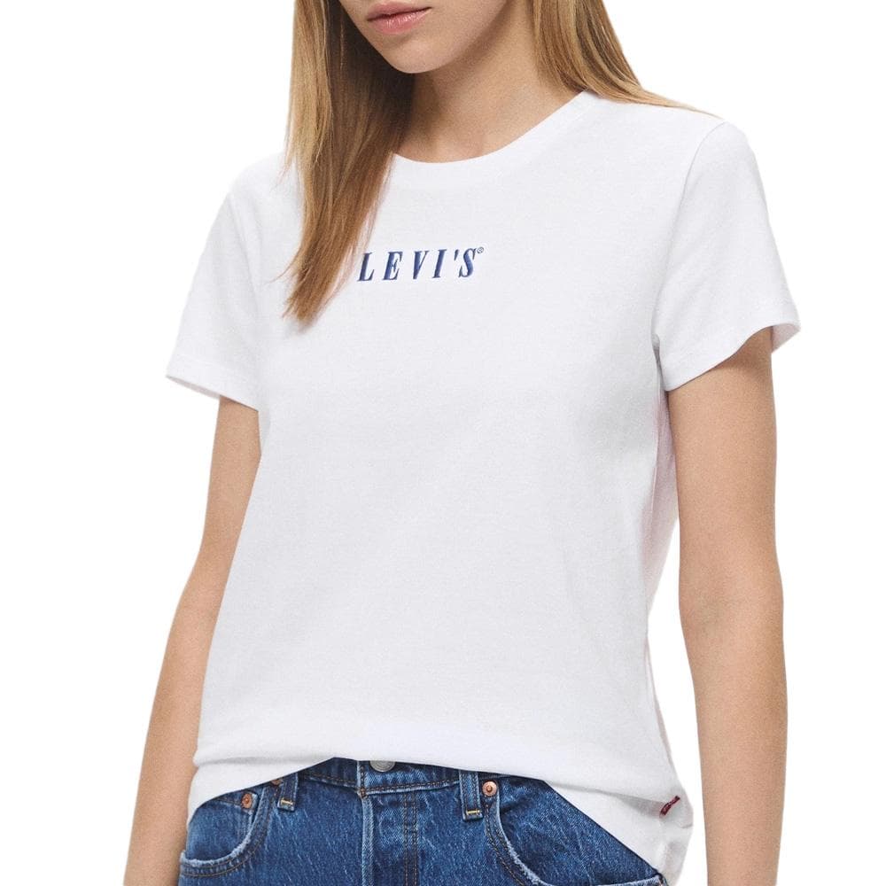 T-shirt Blanc Femme Levi's The Perfect 1