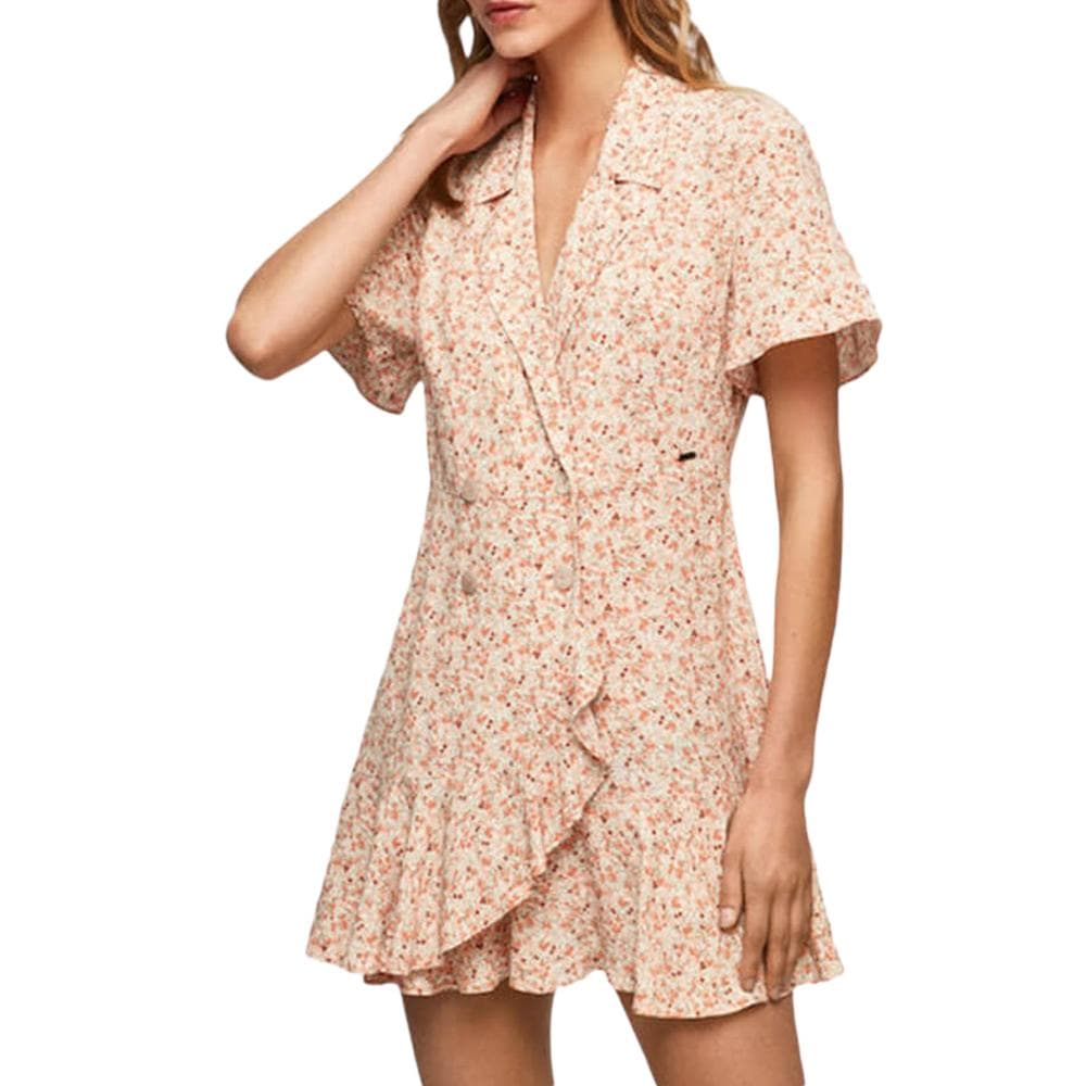 Combishort Orange à Motifs Femme Pepe Jeans Aide 1