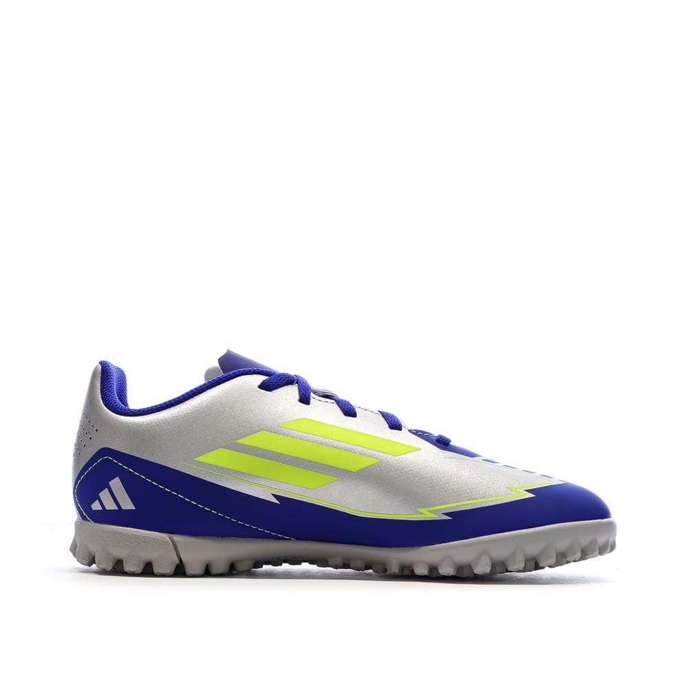 Chaussures de Foot Gris/Bleu Junior Adidas F50 Club TF J Messi 2