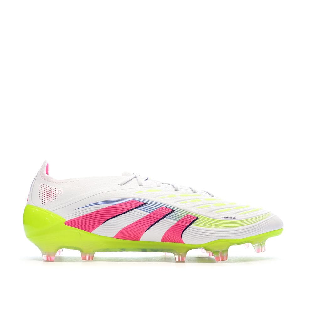 Chaussures de Foot Blanc/Rose Homme Adidas Predator Elite FG 2