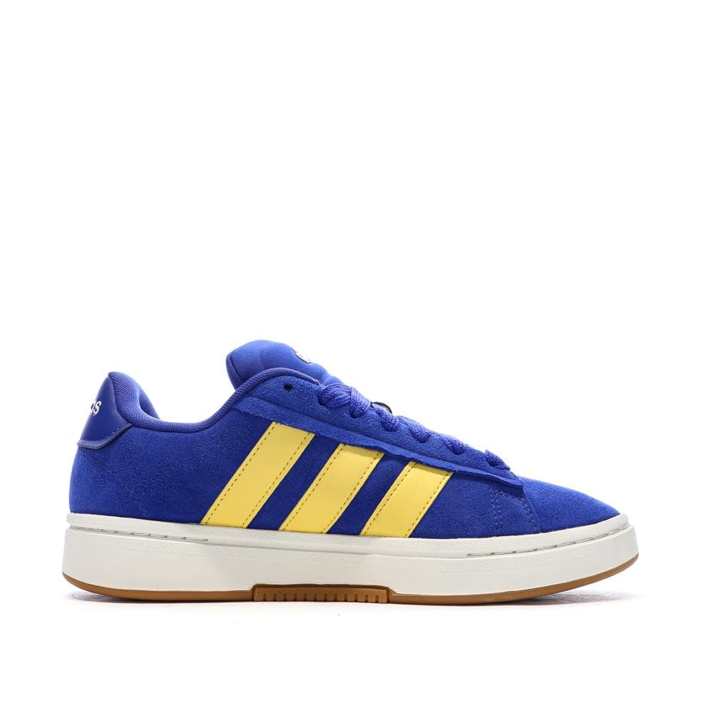 Baskets Bleu/Jaune Mixte Adidas Grand Court 2