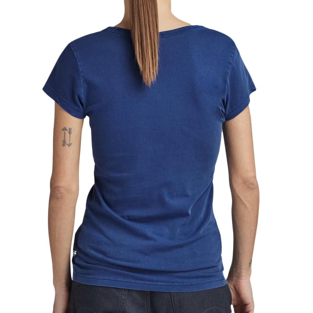 T-shirt Bleu Roi Femme G-Star Raw Eyben D21314 2