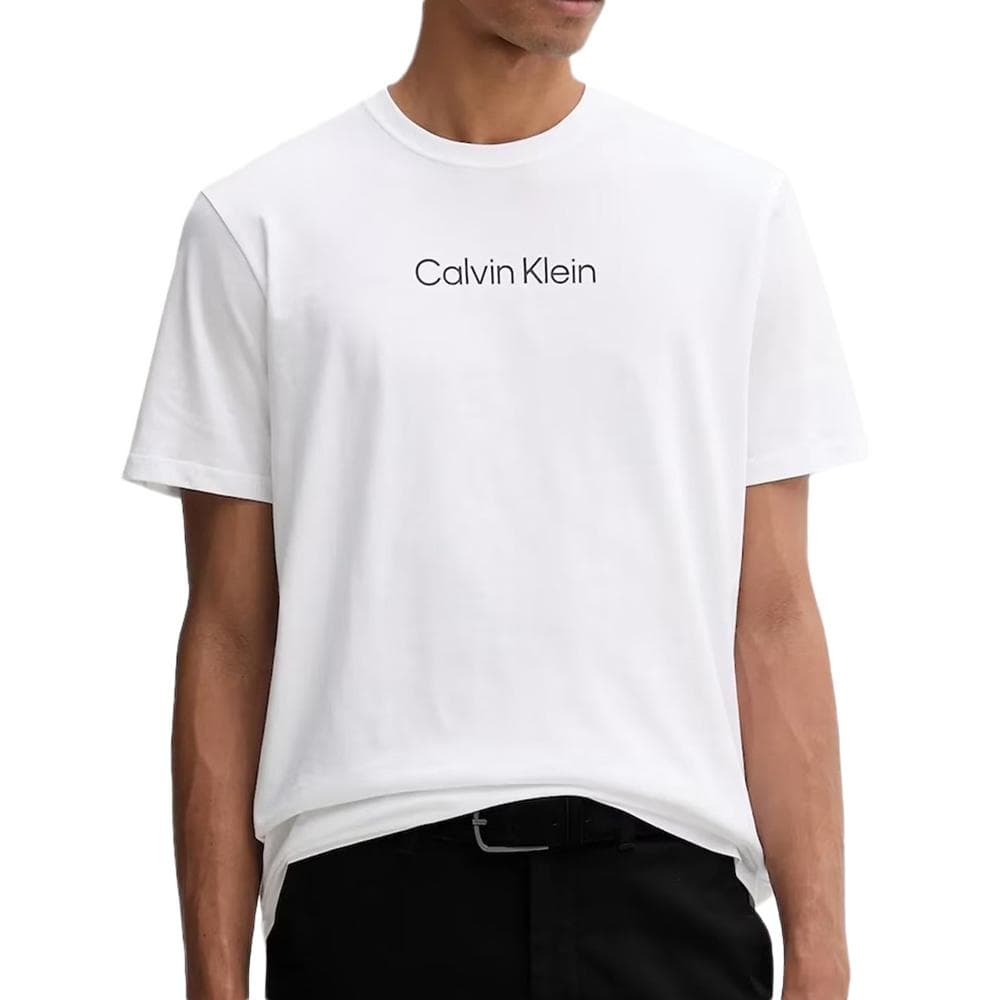 T-Shirt Blanc Homme Calvin Klein Jeans Standard 1