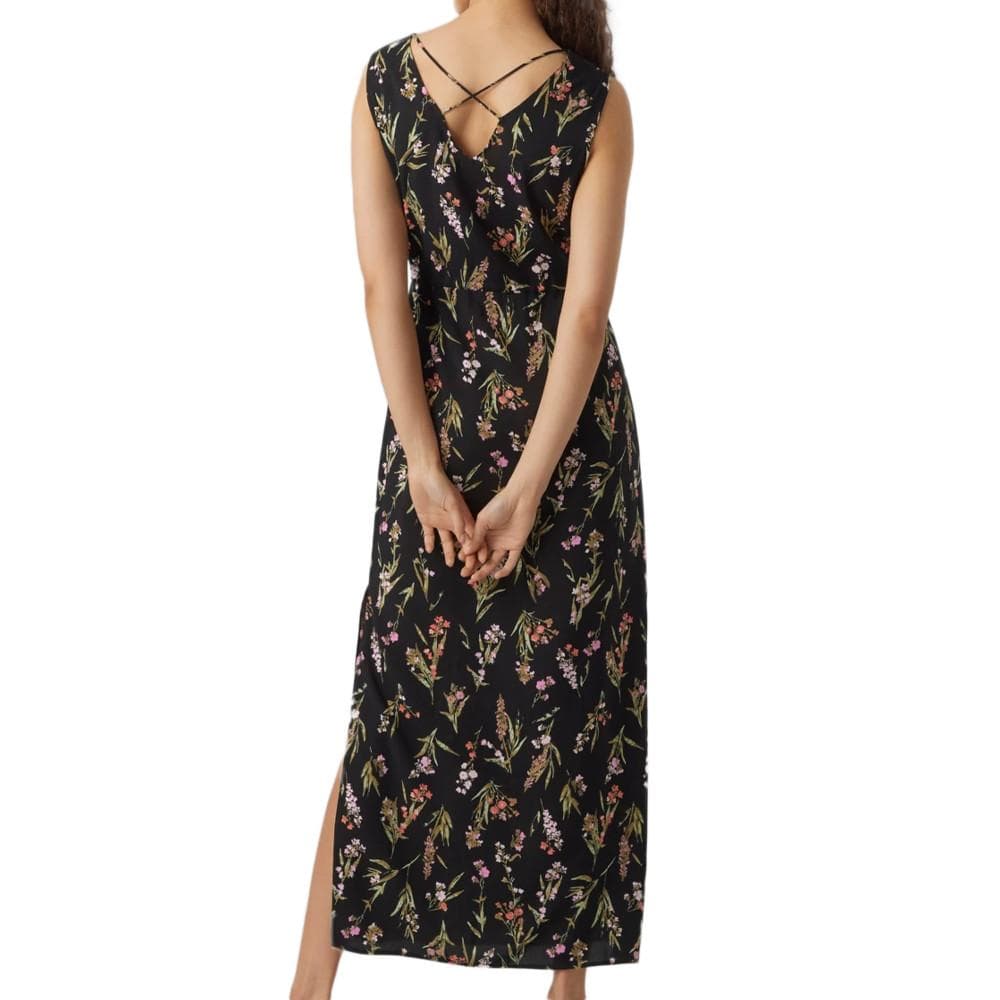 Robe Longue Noir/Vert Femme Vero Moda 10286770 2
