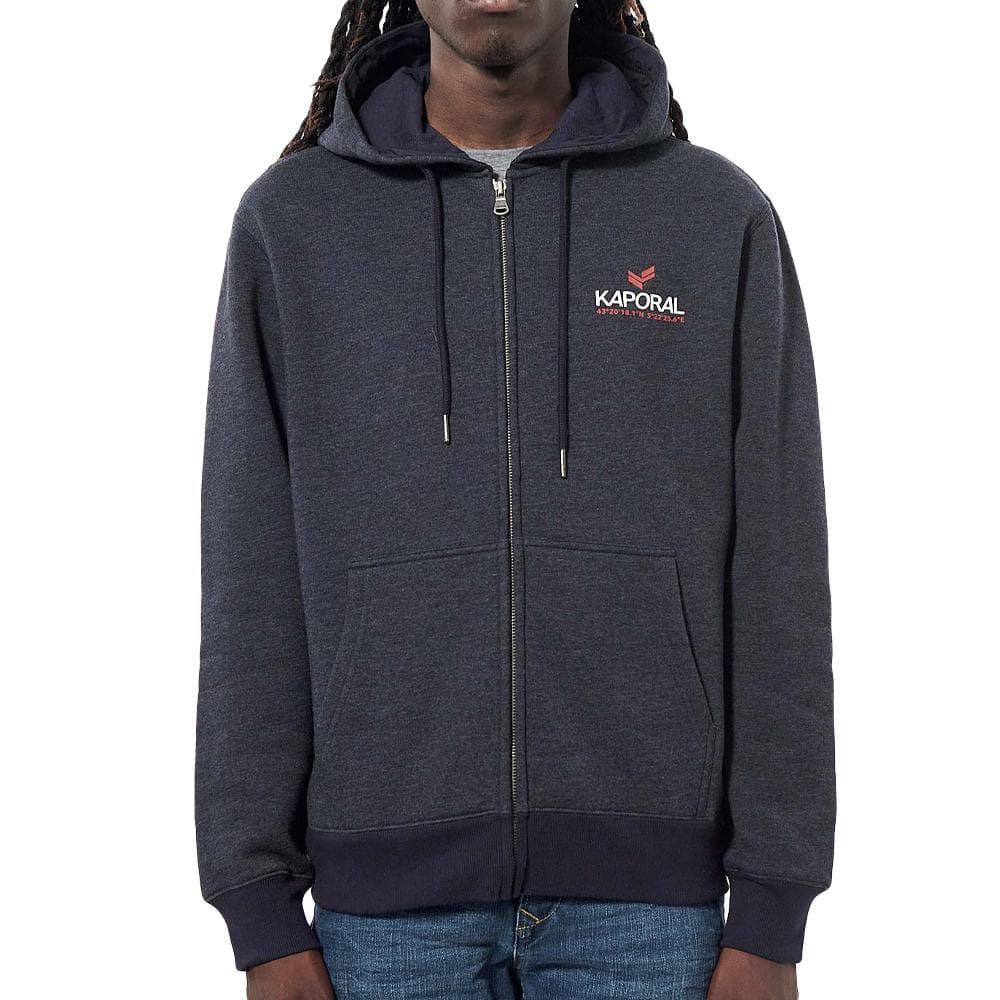 Sweat Zippé Marine Homme Kaporal Byla 1