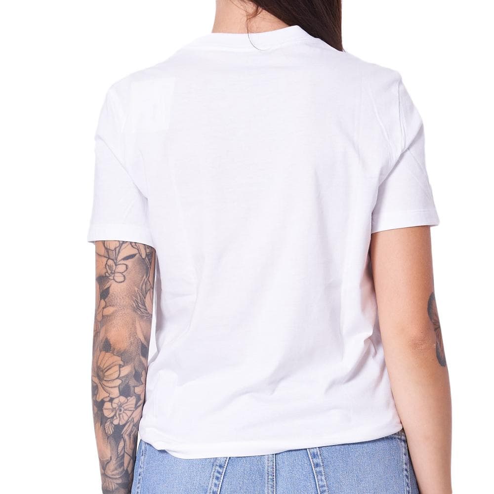 T-Shirt Blanc Femme Calvin Klein Jeans Classic Foil 2