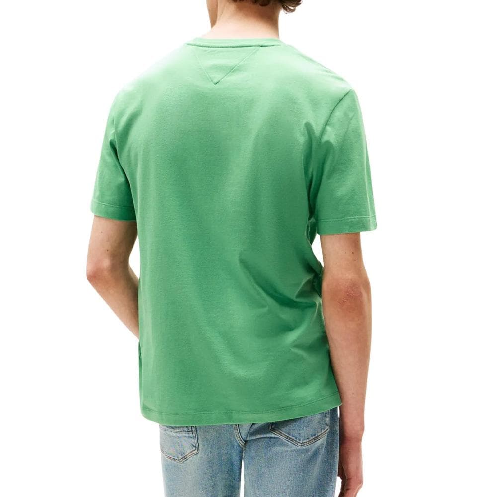T-shirt Vert Pomme Homme Tommy Hilfiger Tjm Slim Linear 2