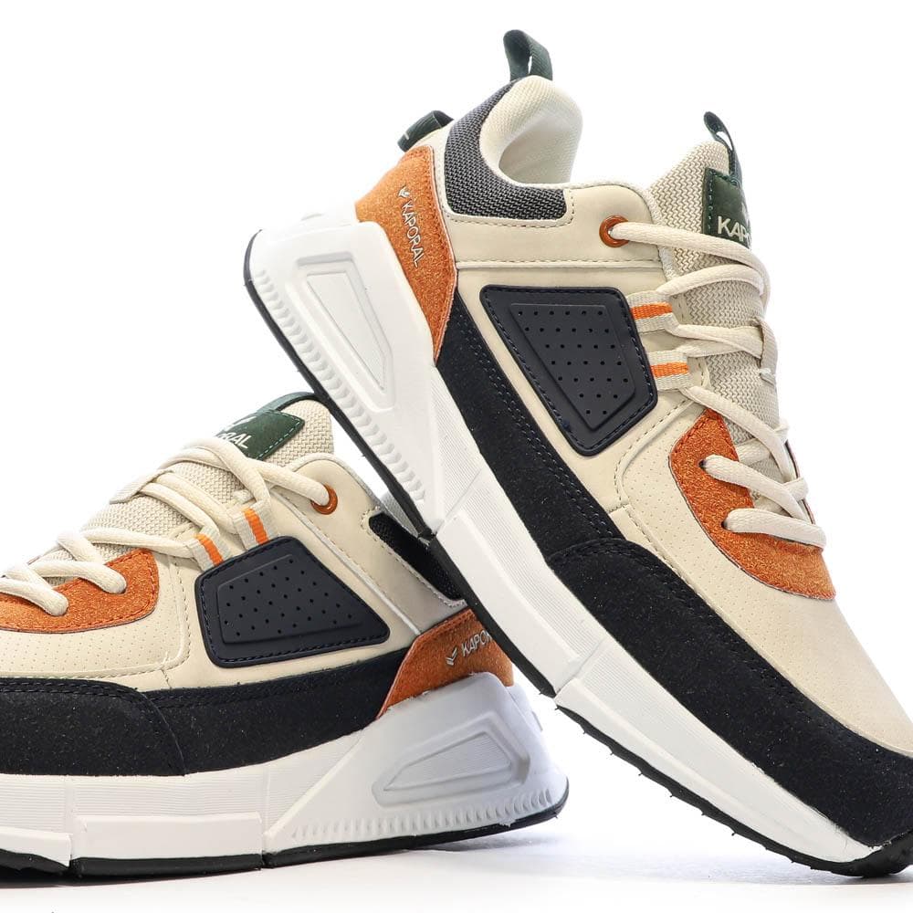 Baskets Beige/Orange Homme Kaporal Dolpi 7