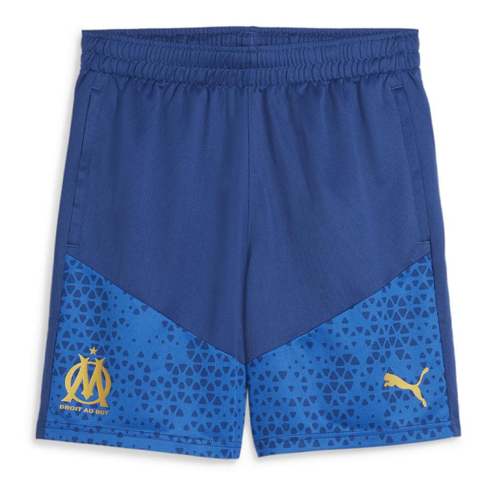 OM Short de Foot Bleu Homme Puma Training 2023/24 1