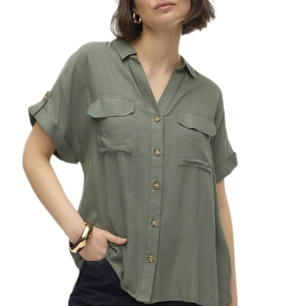 Chemise Verte Femme Vero Moda Bumpy 1