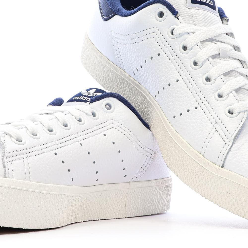Baskets Blanches/Marines Homme Adidas Stan Smith 7