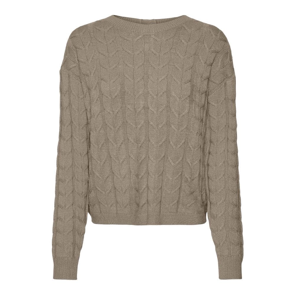 Pull Taupe Femme Vero Moda Tilda 1