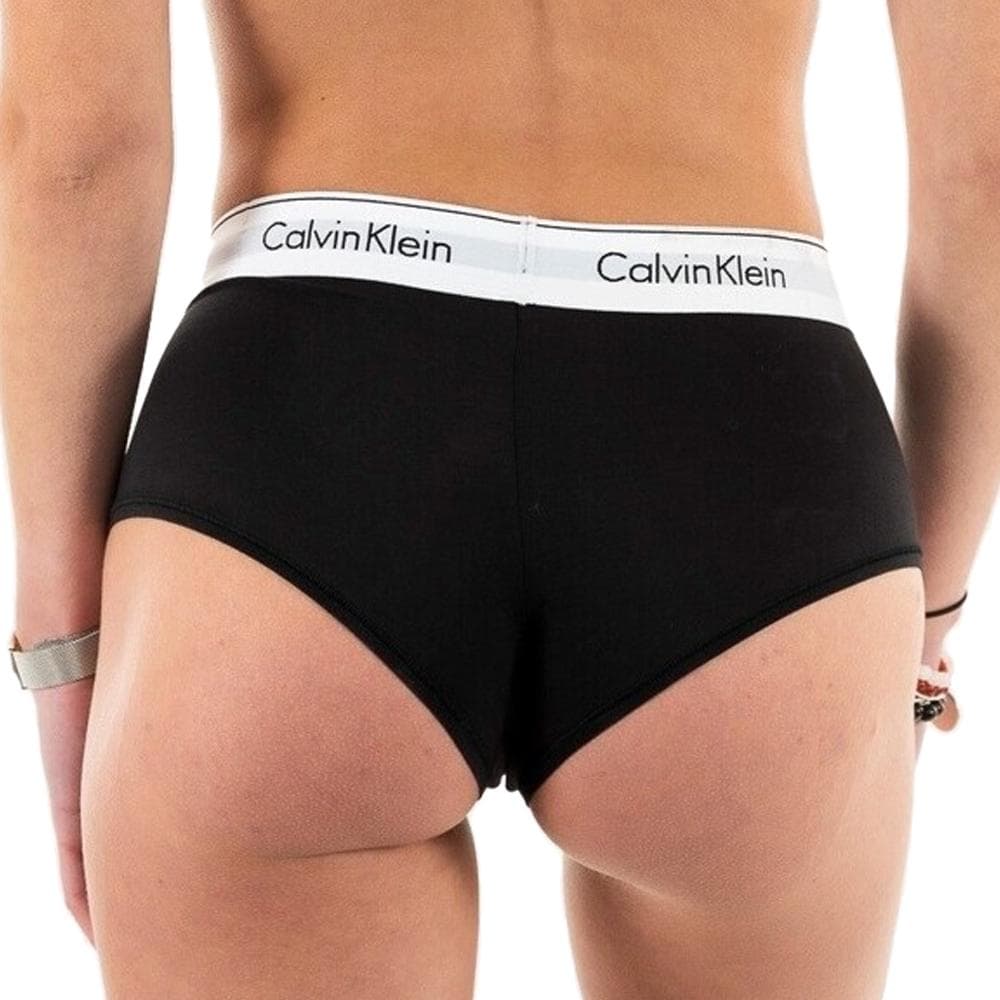 Shorty Noir Femme Calvin Klein Jeans Boyshort 2